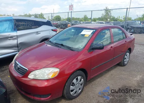 2008 Toyota Corolla Ce/Le/S из США, поврежденный, VIN 2T1BR32E98C908277